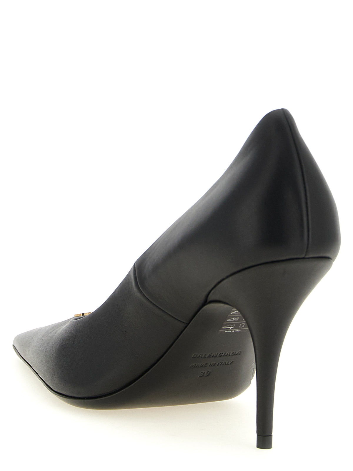 Balenciaga | Black Calfskin High Heel Pumps