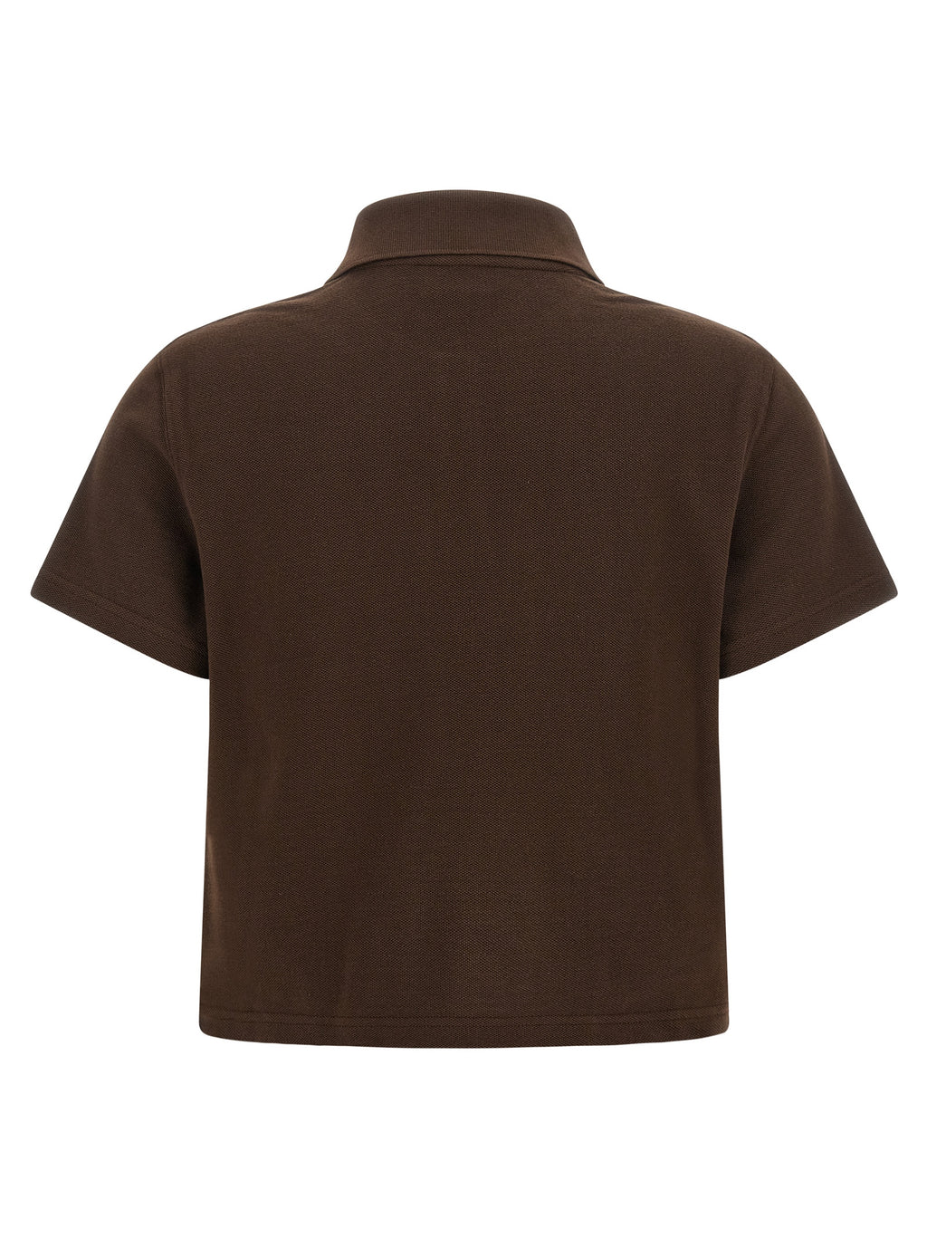 Saint Laurent | Brown Cotton Polo Shirt
