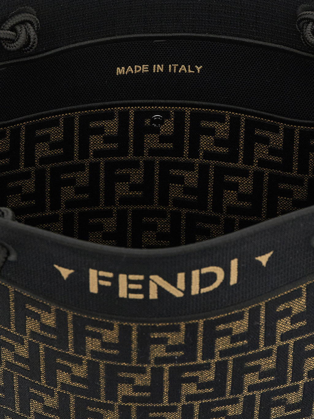 Fendi | Brown Cotton Tote Bag