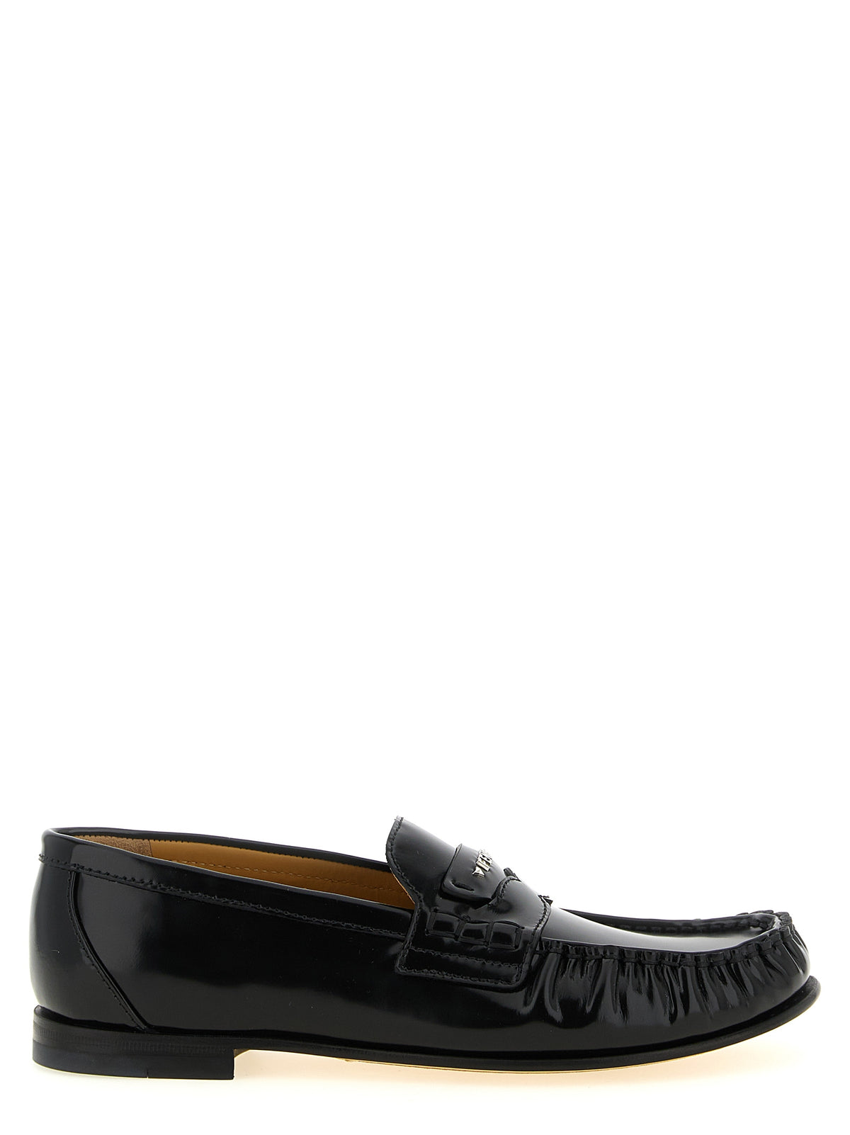 Fendi | Black Calfskin Slip-On Loafers