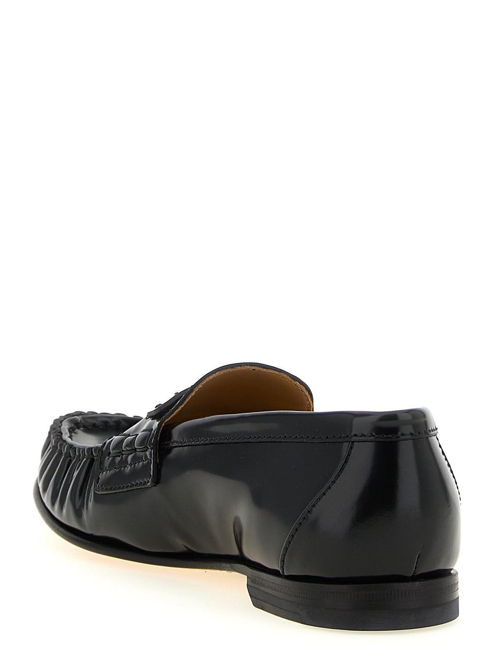 Fendi | Black Calfskin Slip-On Loafers