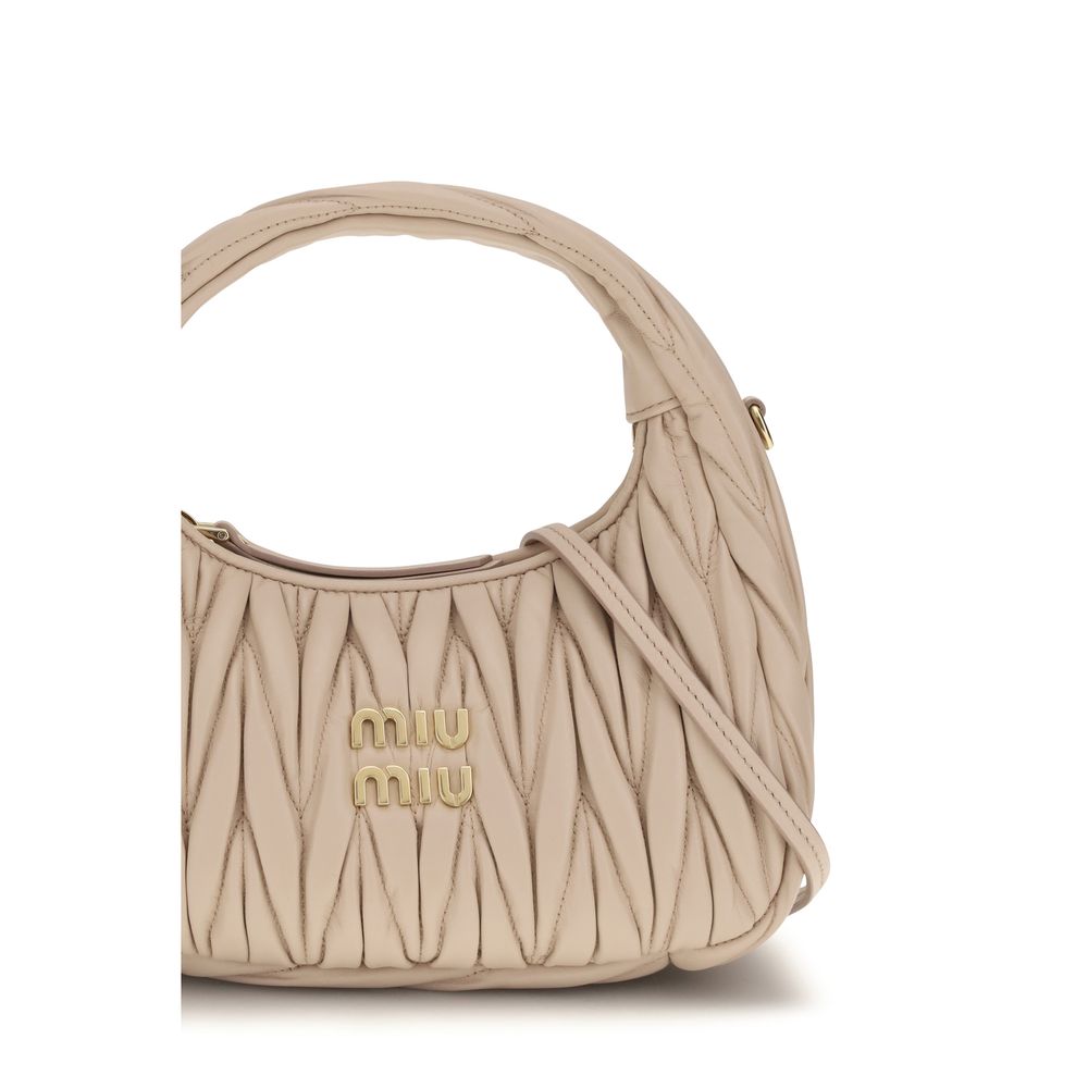 Miu Miu | Beige Calf Leather Bos Taurus Shoulder Bag