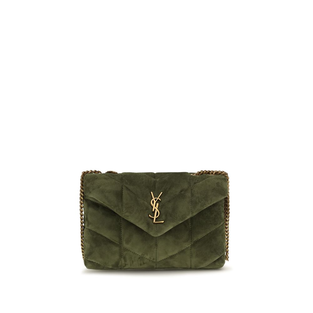 Saint Laurent | Bicolor Calf Leather Bos Taurus Shoulder Bag