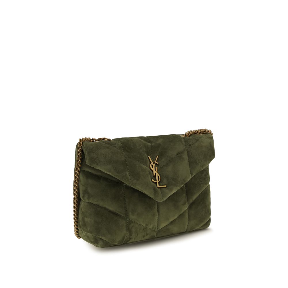 Saint Laurent | Bicolor Calf Leather Bos Taurus Shoulder Bag