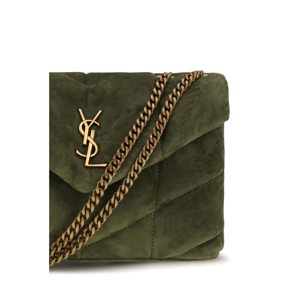 Saint Laurent | Bicolor Calf Leather Bos Taurus Shoulder Bag