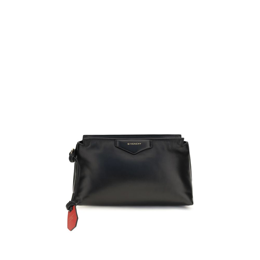 Givenchy | Black Lamb Ovis Aries Clutch Bag