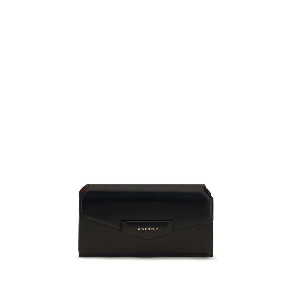 Givenchy | Black Calf Leather Bos Taurus Clutch Bag