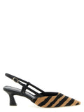Stuart Weitzman | Multicolor Calfskin Mid Heel Pumps