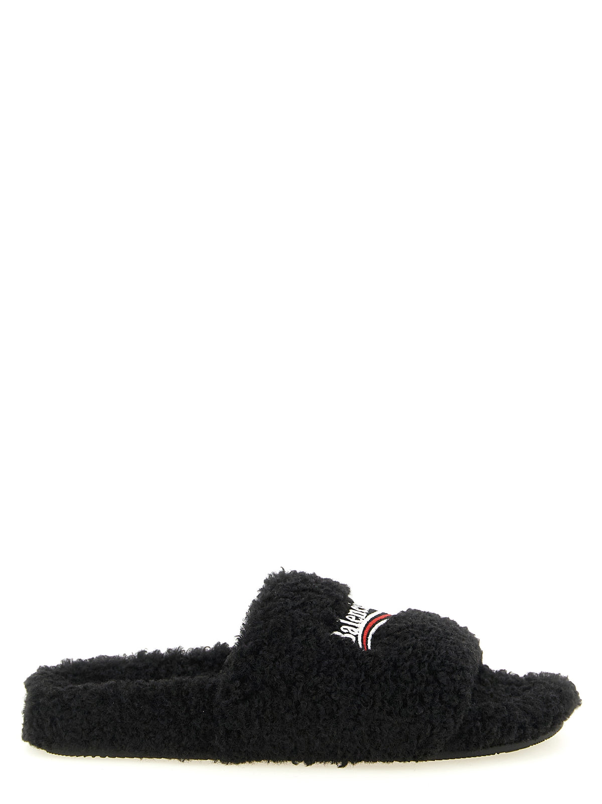 Balenciaga | Black Polyester Slides