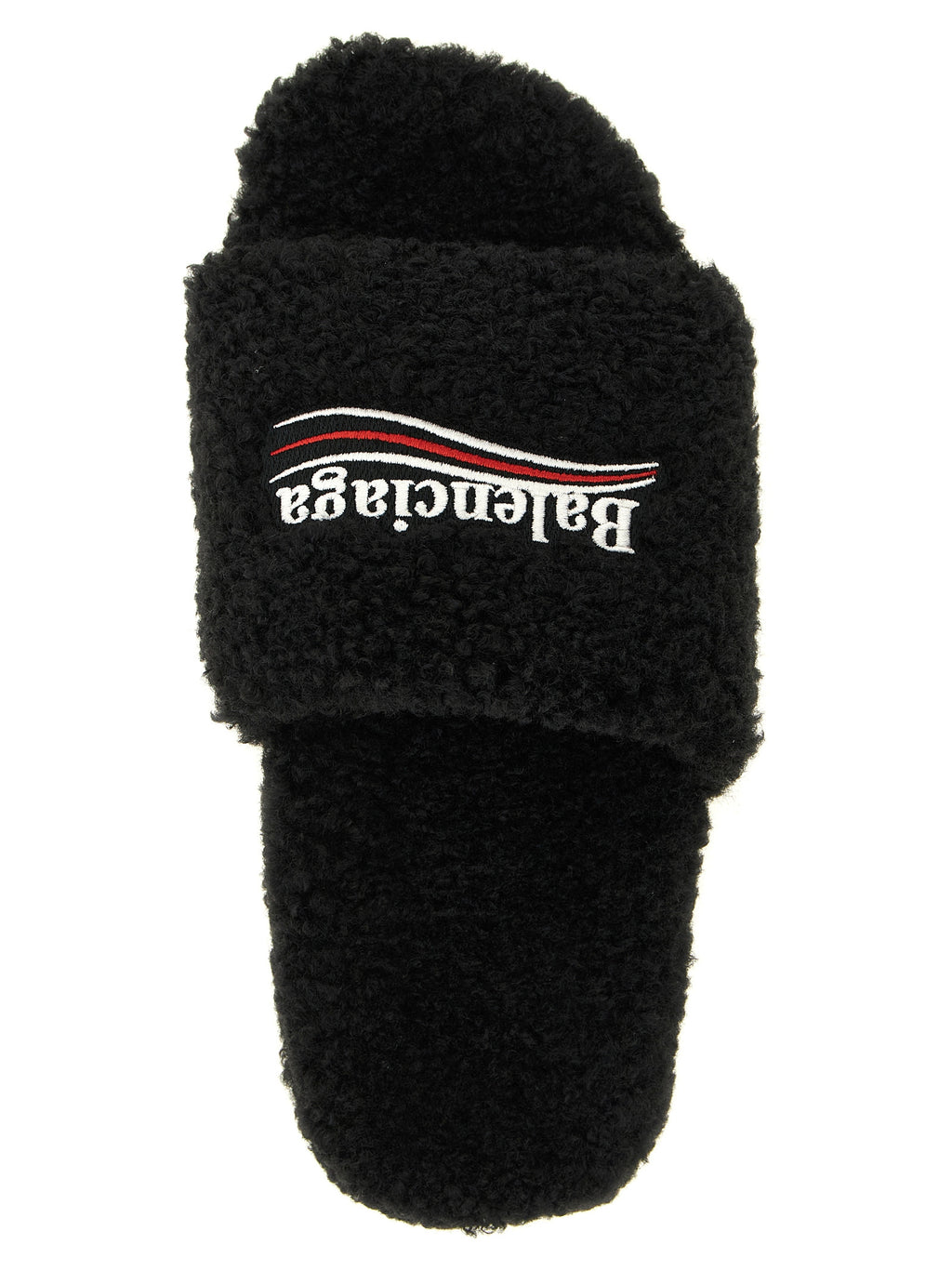 Balenciaga | Black Polyester Slides
