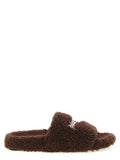 Balenciaga | Brown Polyester Slides