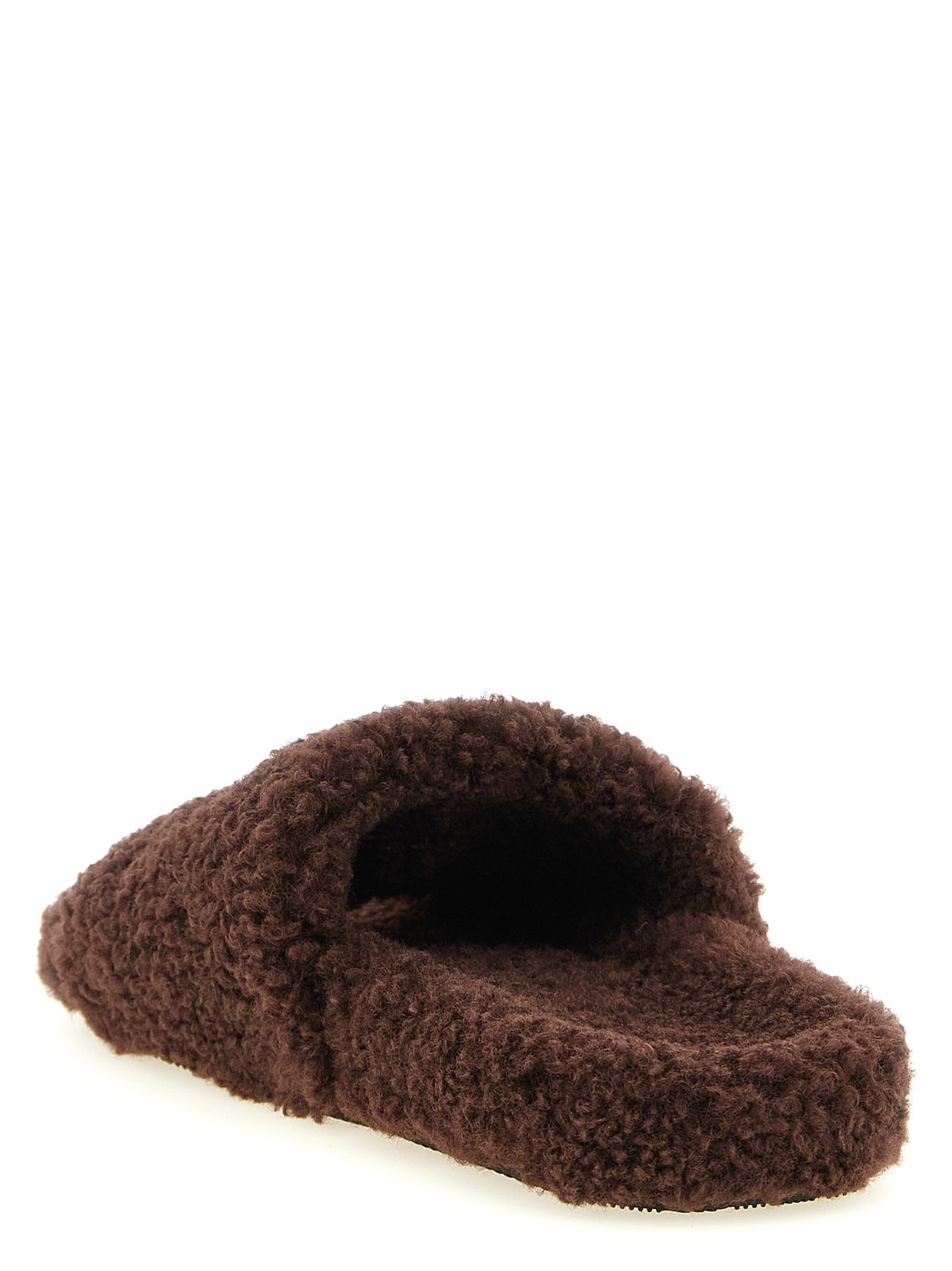 Balenciaga | Brown Polyester Slides