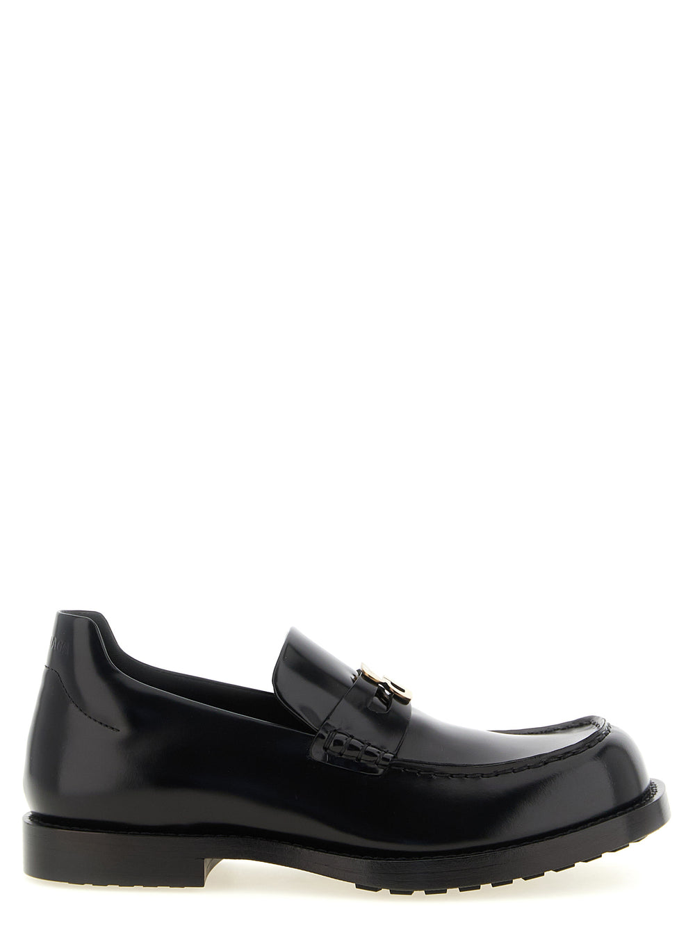 Balenciaga | Black Calfskin Slip-On Loafers