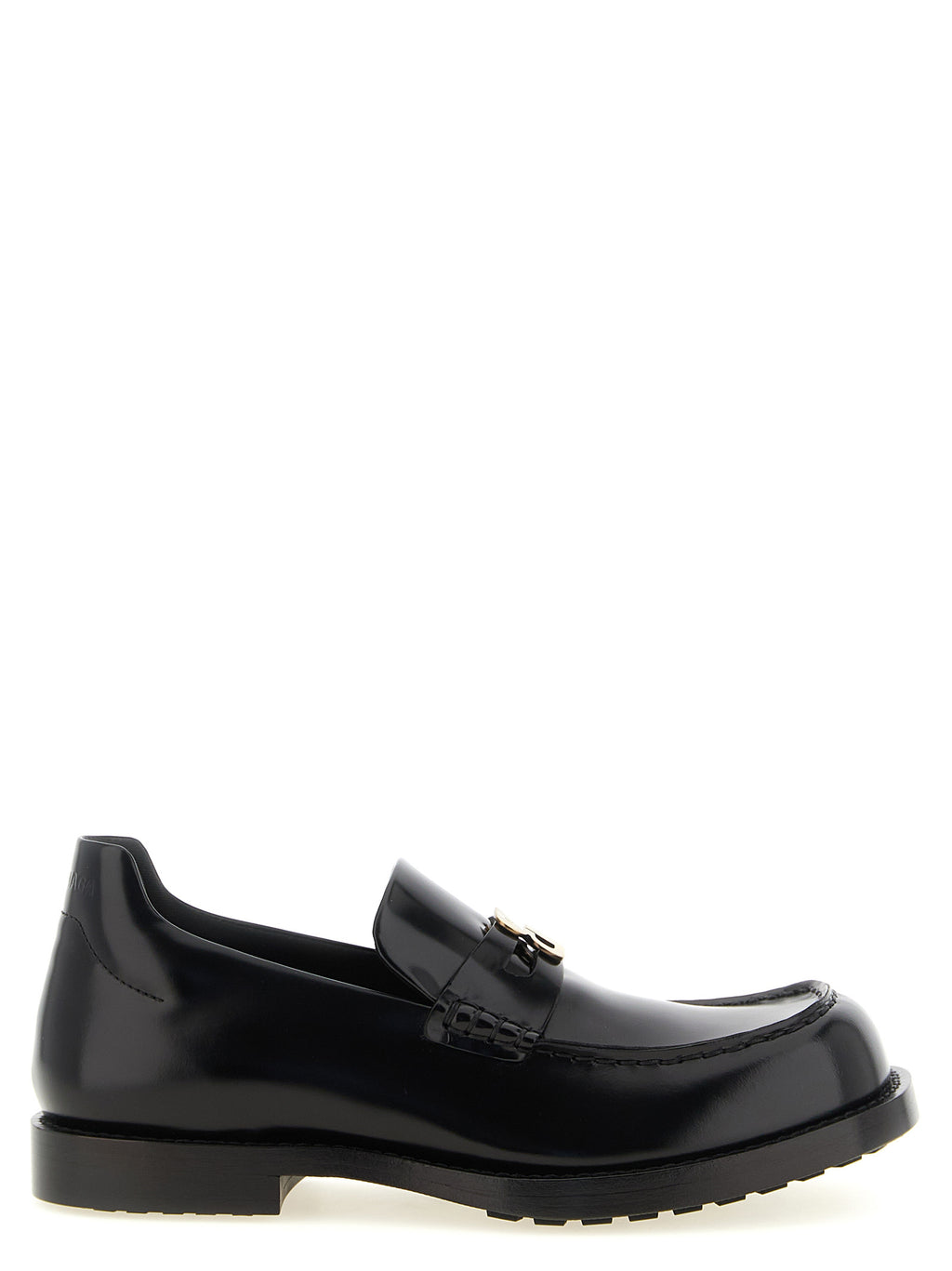 Balenciaga | Black Calfskin Slip-On Loafers