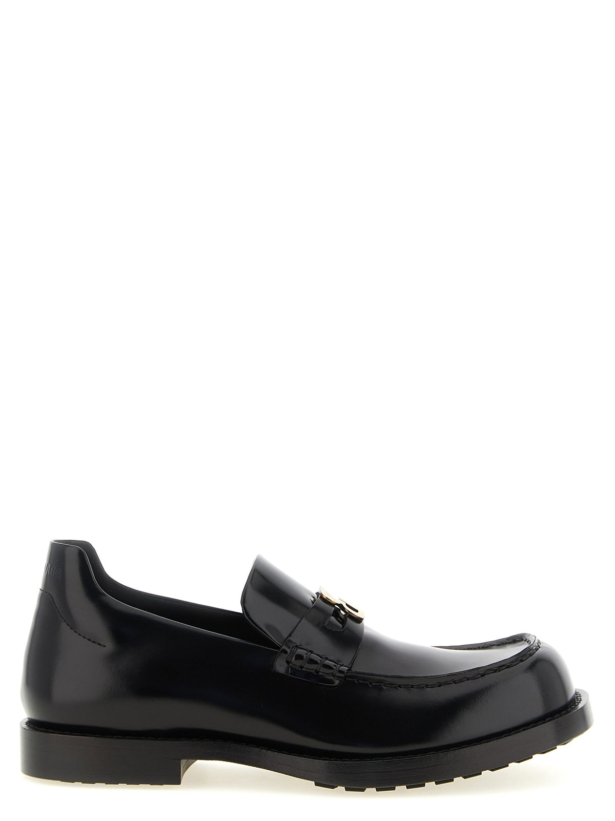 Balenciaga | Black Calfskin Slip-On Loafers