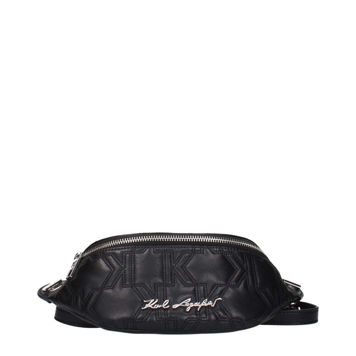 Karl Lagerfeld | Black Leather Backpack