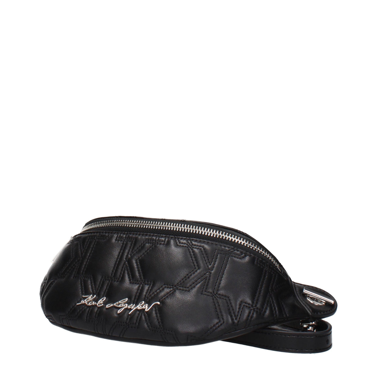 Karl Lagerfeld | Black Leather Backpack