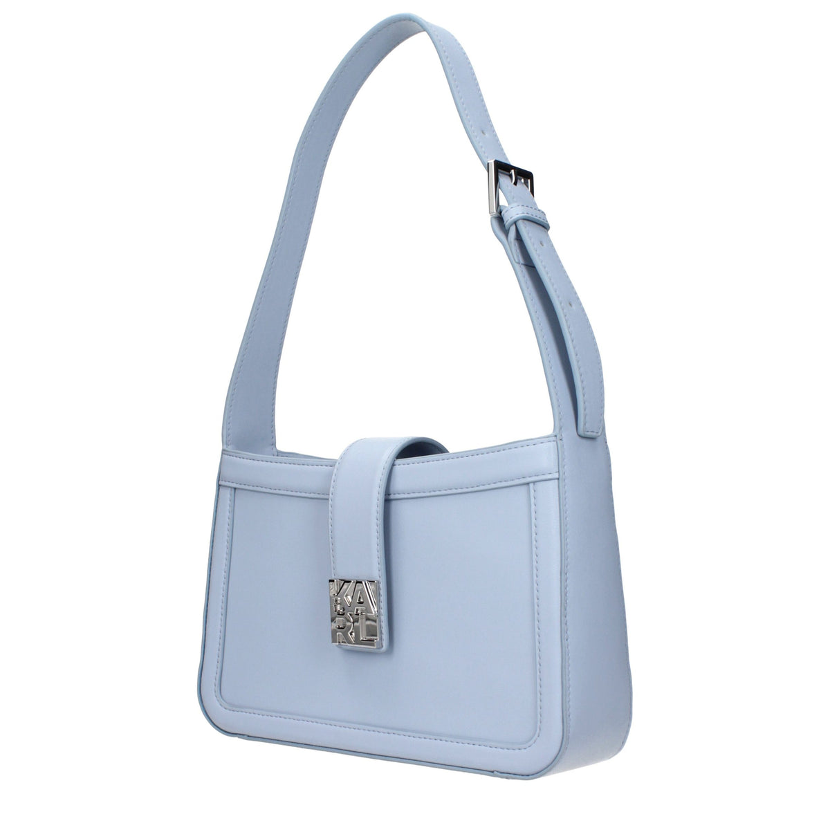 Karl Lagerfeld | Light Blue Leather Shoulder Bag