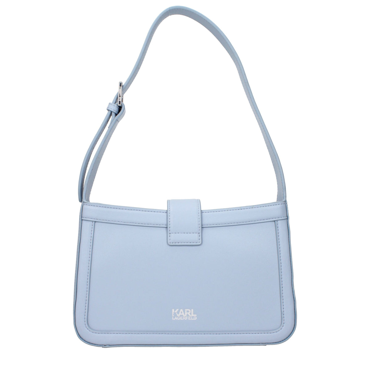 Karl Lagerfeld | Light Blue Leather Shoulder Bag