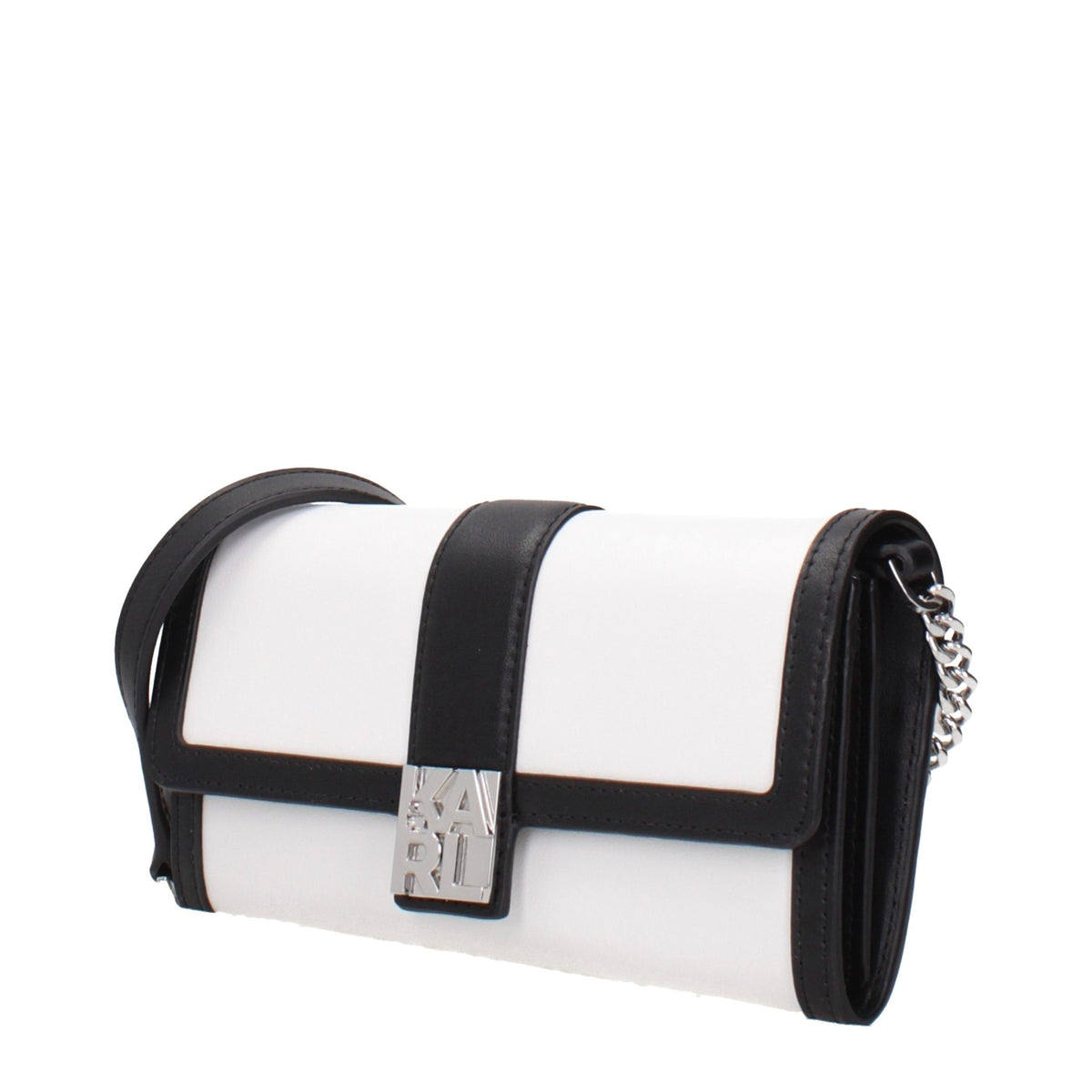 Karl Lagerfeld | White Leather Clutch Bag