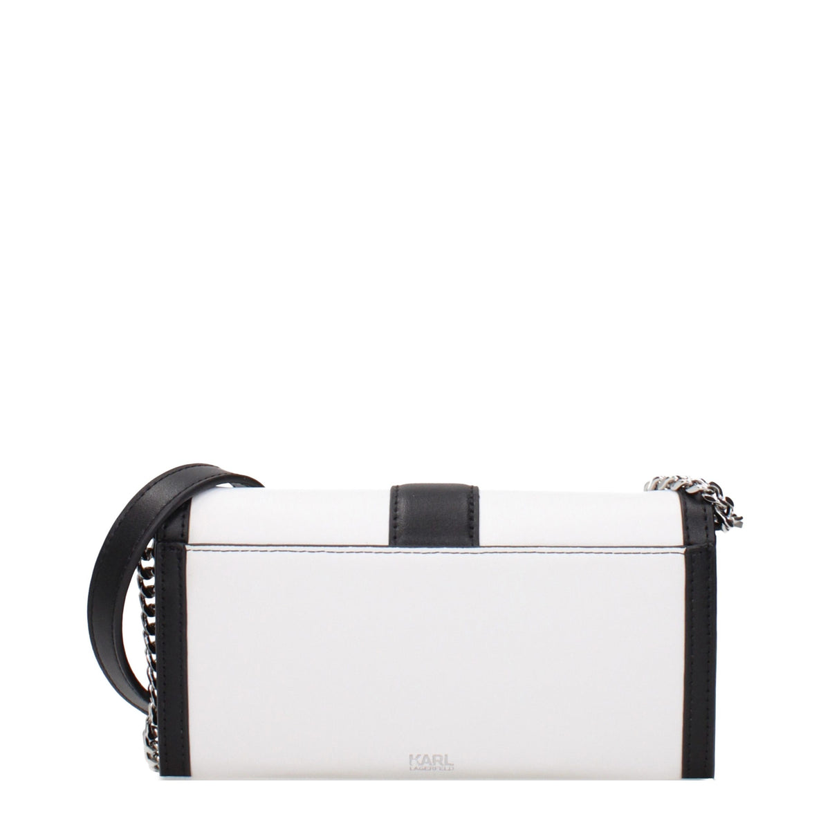 Karl Lagerfeld | White Leather Clutch Bag