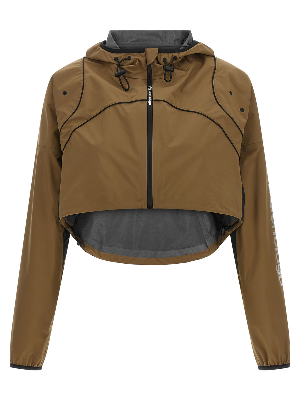 Balenciaga | Brown Polyester Shell Jacket