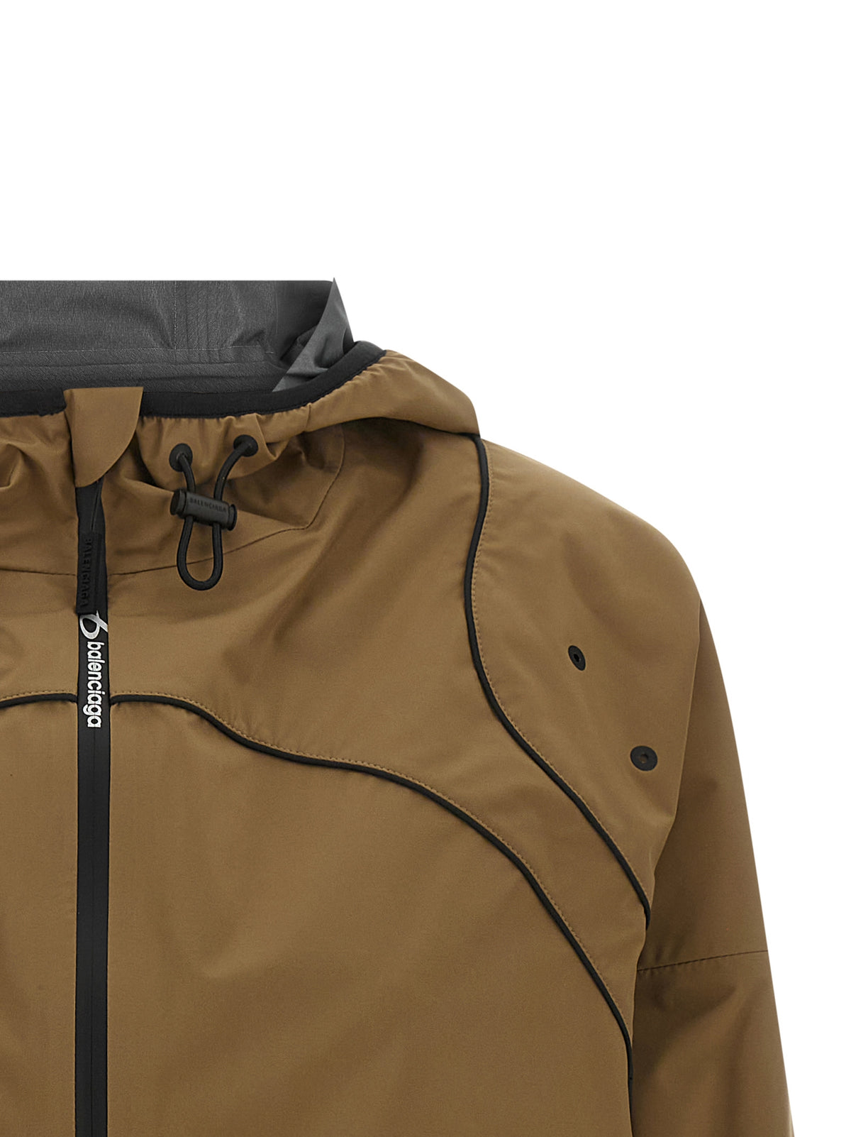 Balenciaga | Brown Polyester Shell Jacket