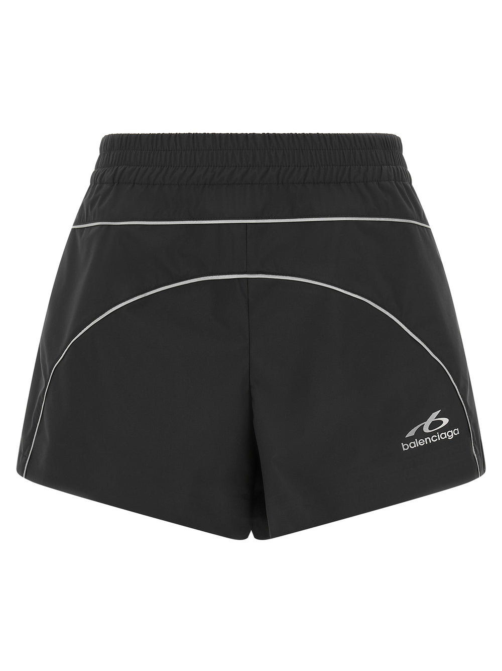 Balenciaga | Black Polyester Bermuda Shorts