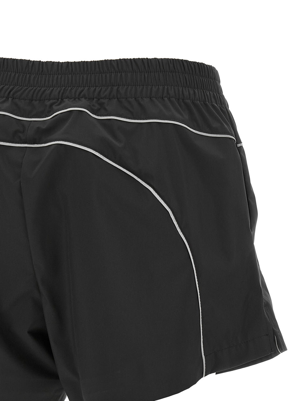 Balenciaga | Black Polyester Bermuda Shorts