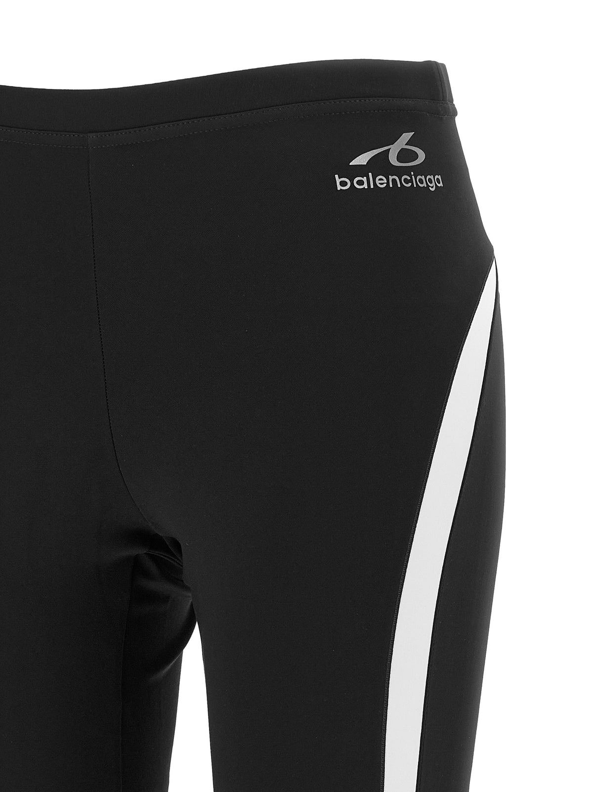 Balenciaga | Black Polyamide Leggings