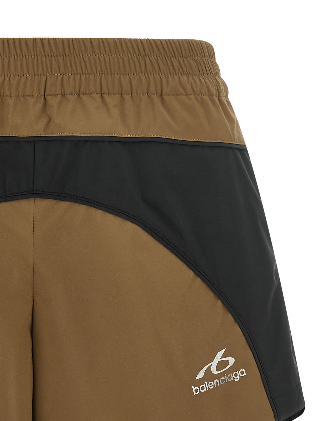 Balenciaga | Brown Polyester Bermuda Shorts