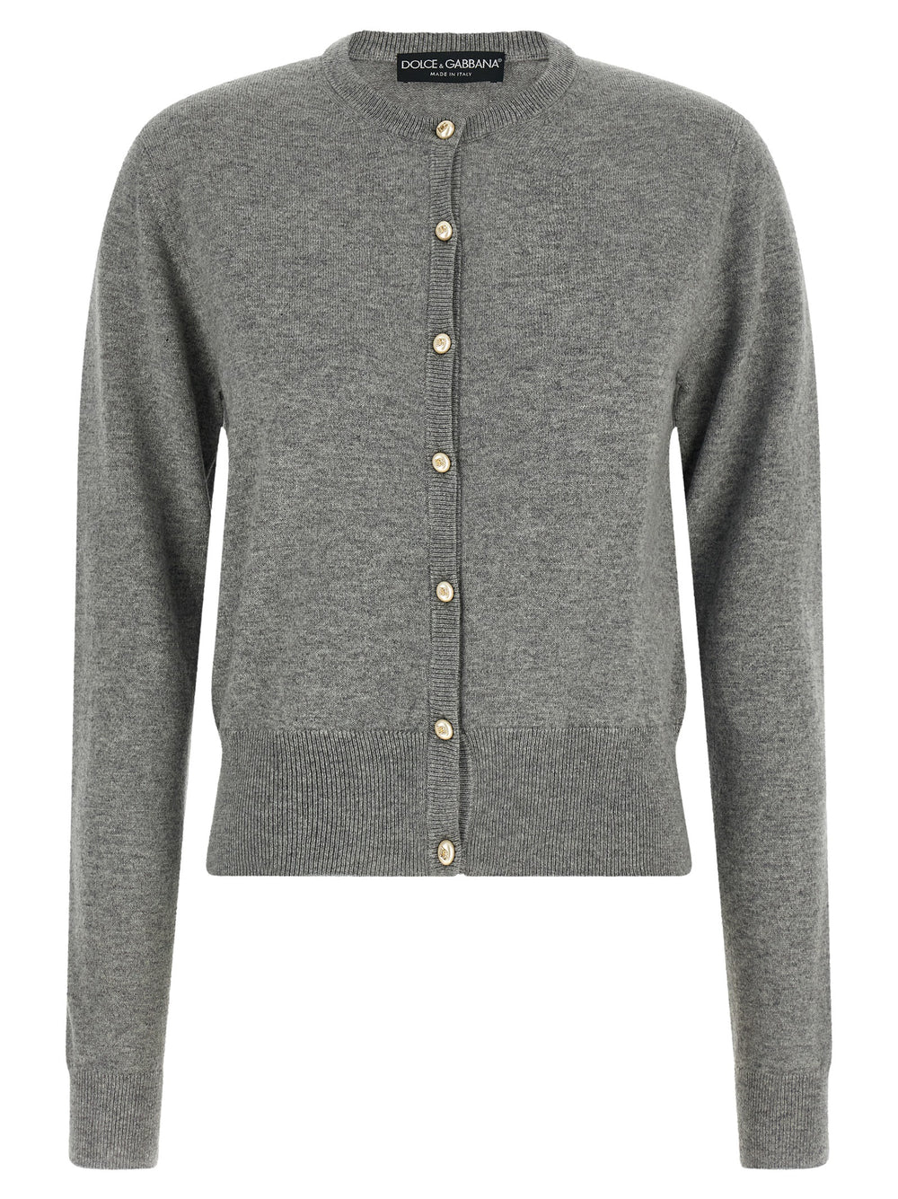 Dolce & Gabbana | Gray Cashmere Cardigan