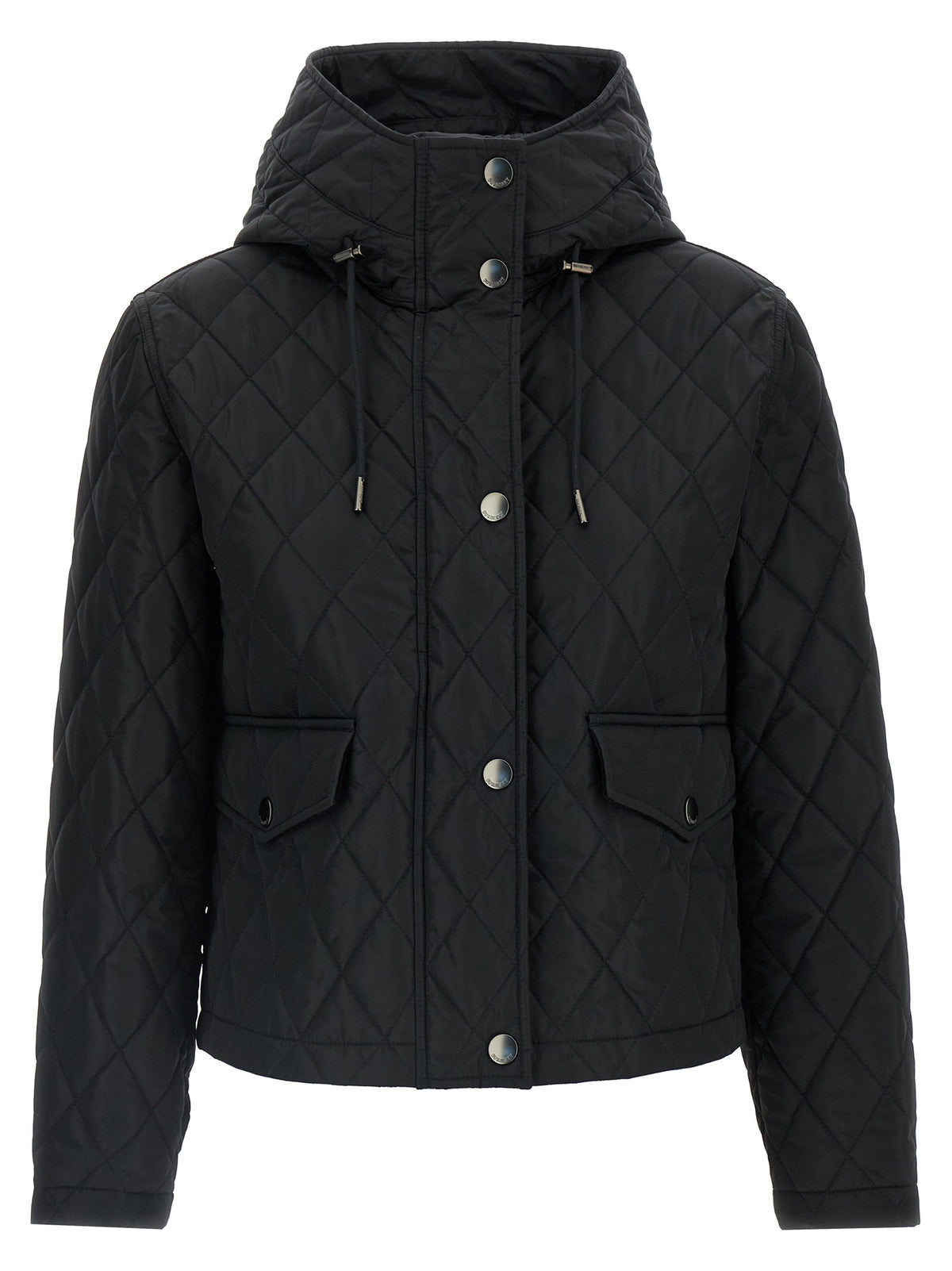 Burberry | Black Polyamide Full-Length Jacket