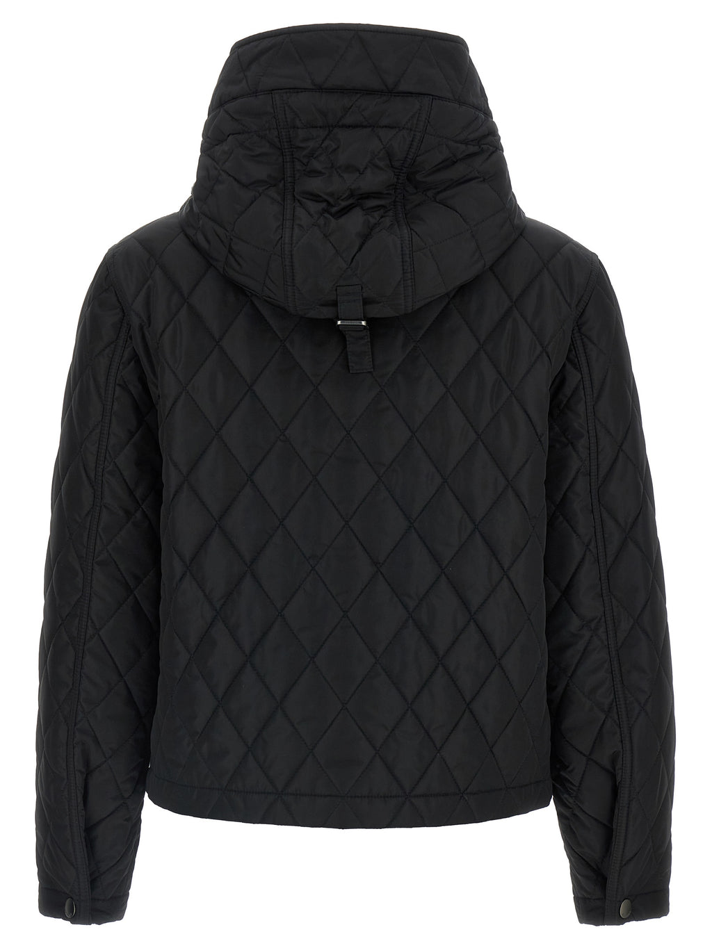Burberry | Black Polyamide Full-Length Jacket