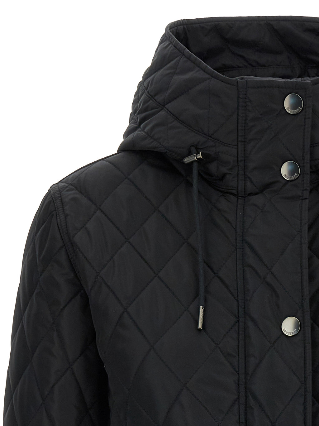 Burberry | Black Polyamide Full-Length Jacket