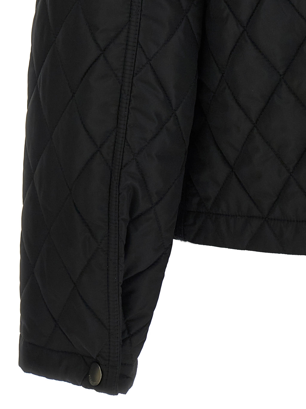 Burberry | Black Polyamide Full-Length Jacket