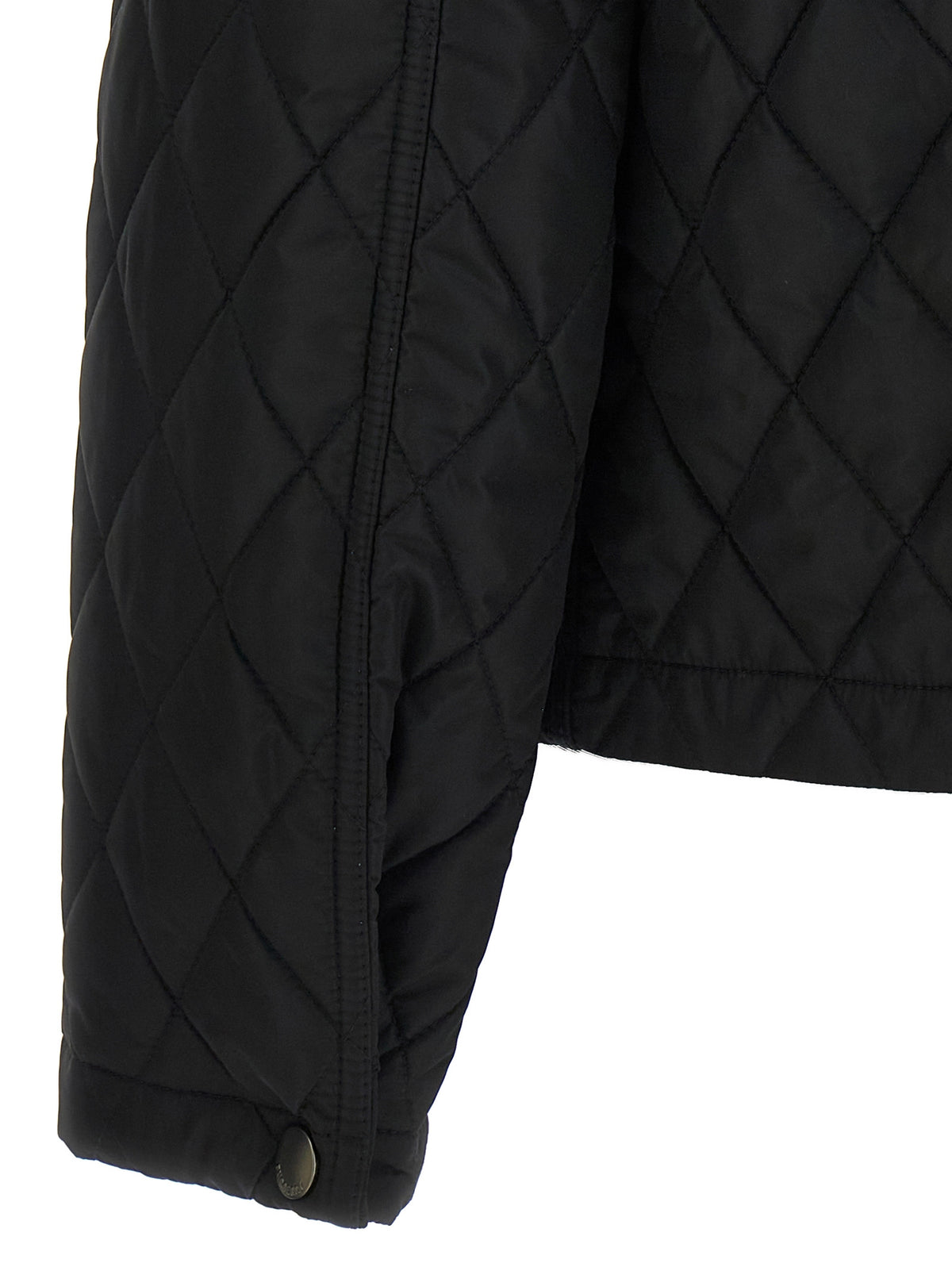Burberry | Black Polyamide Full-Length Jacket