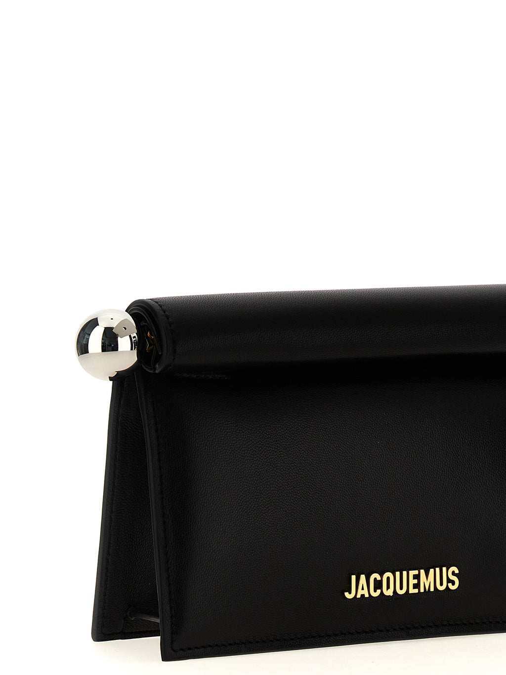 Jacquemus | Black Lamb Leather Clutch Bag