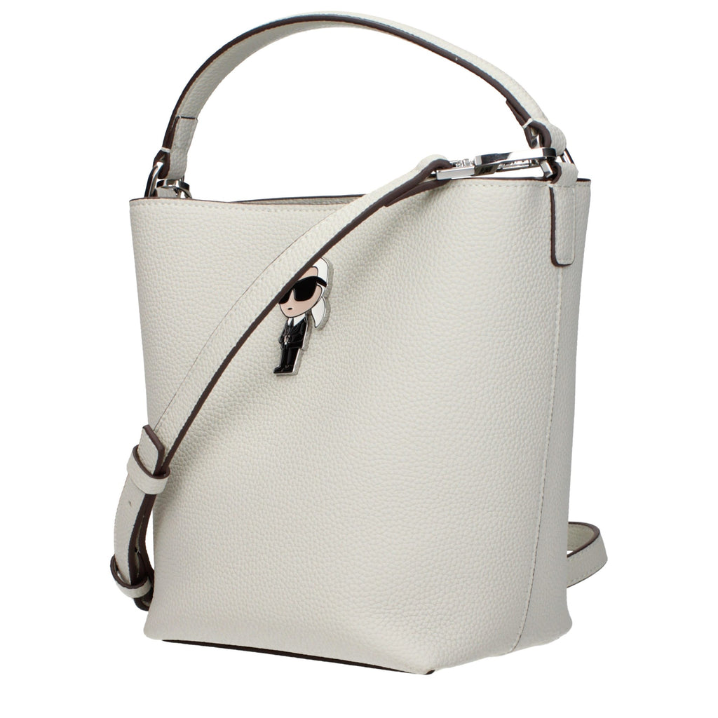 Karl Lagerfeld | Gray Leather Handbag