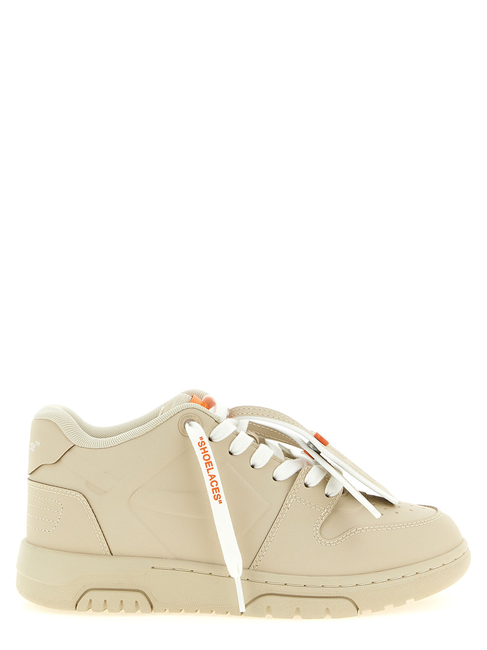 Off-White | Beige Plastic Athletic Sneakers