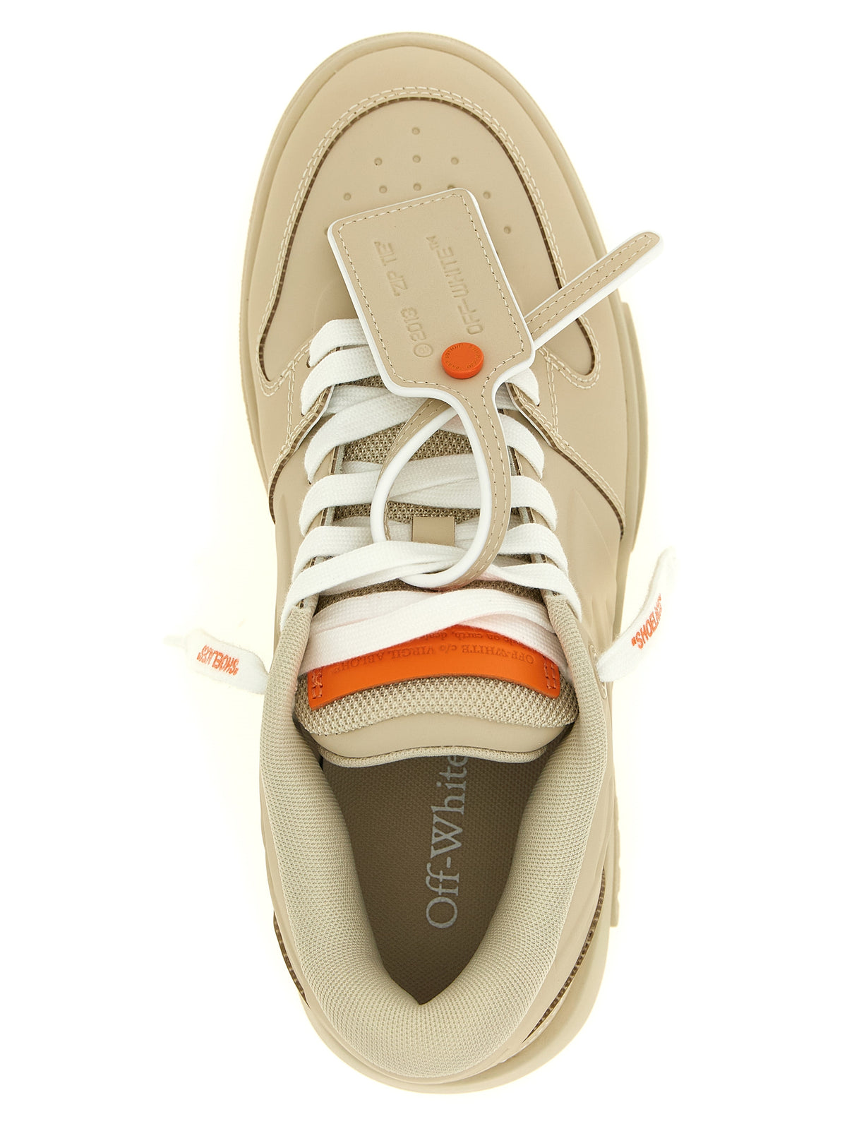 Off-White | Beige Plastic Athletic Sneakers