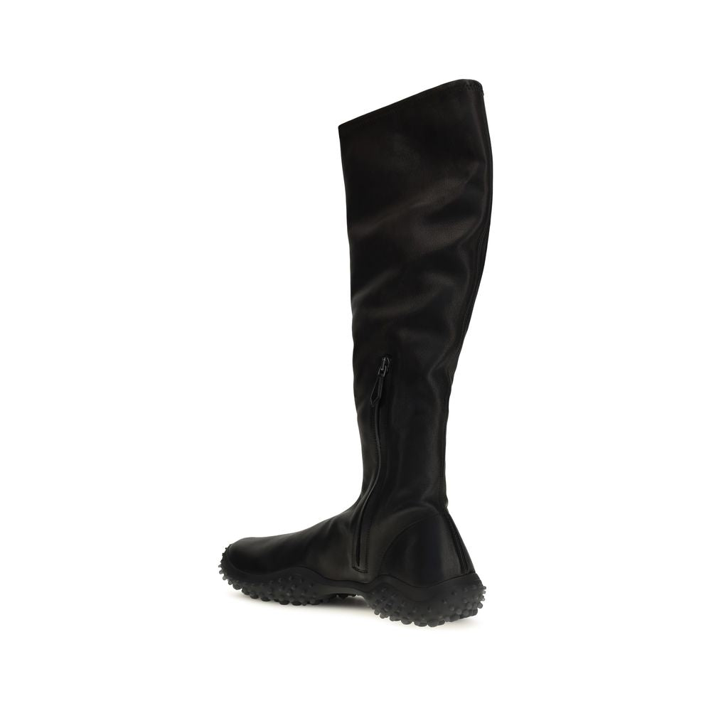 Miu Miu | Black Lamb Ovis Aries Ankle Boots