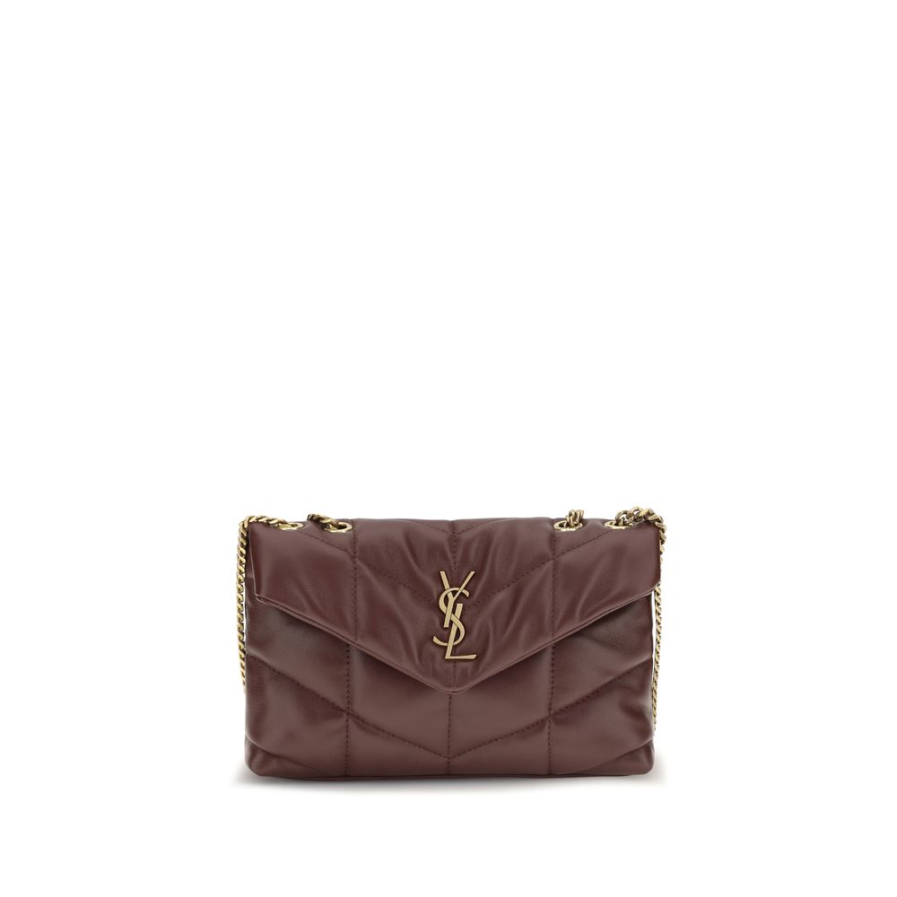 Saint Laurent | Bordeaux Lamb Ovis Aries Shoulder Bag