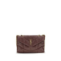 Saint Laurent | Bordeaux Lamb Ovis Aries Shoulder Bag