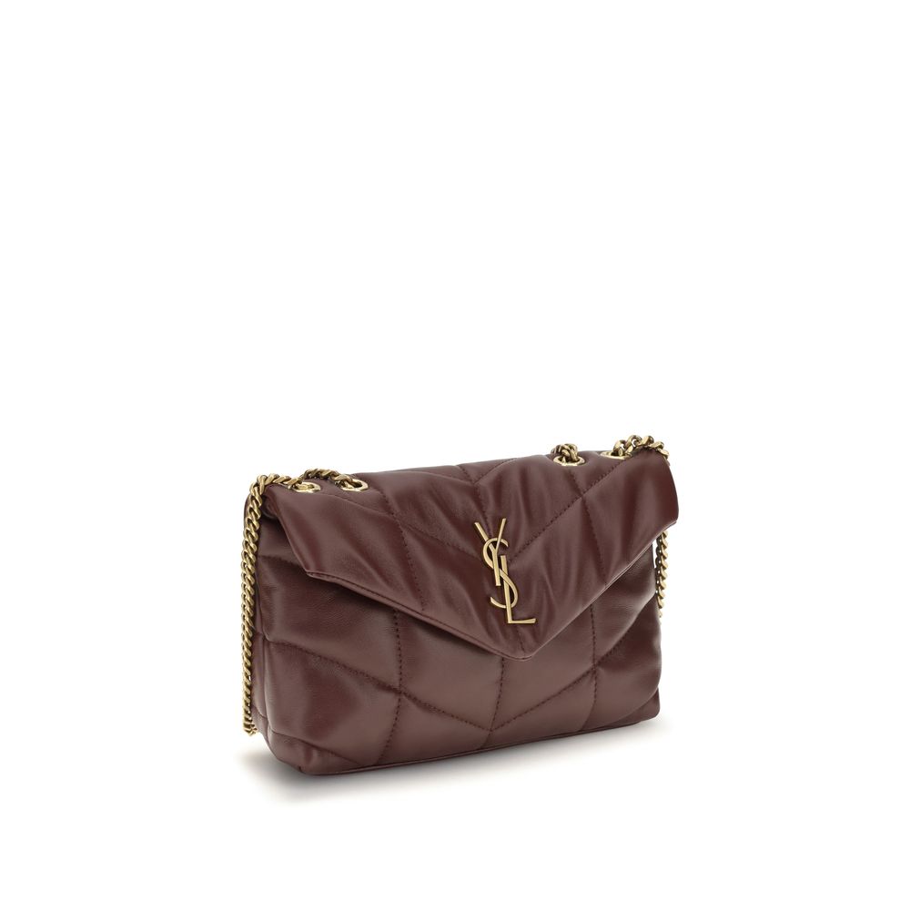 Saint Laurent | Bordeaux Lamb Ovis Aries Shoulder Bag