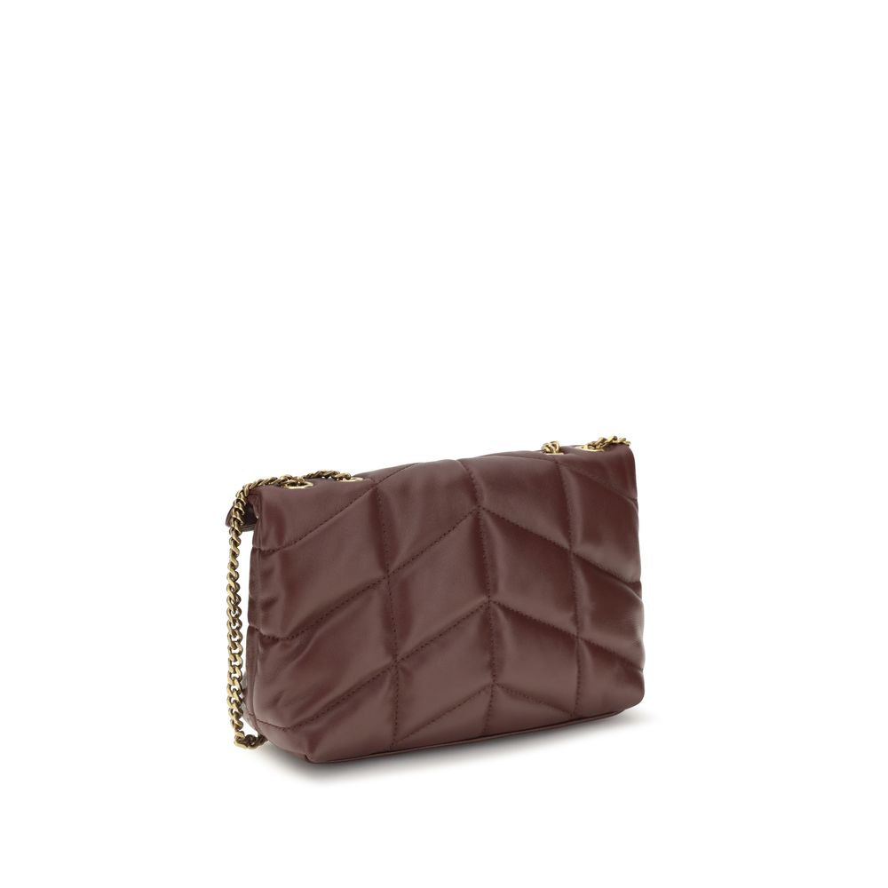 Saint Laurent | Bordeaux Lamb Ovis Aries Shoulder Bag