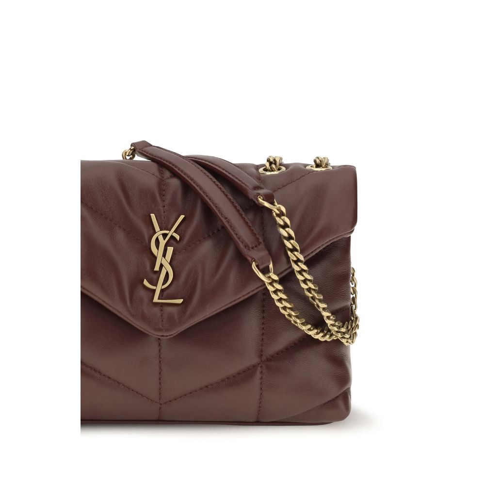 Saint Laurent | Bordeaux Lamb Ovis Aries Shoulder Bag