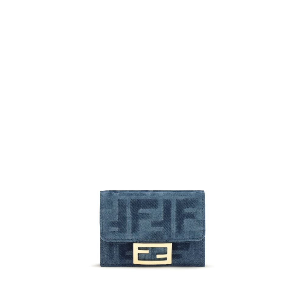 Fendi | Blue Cotton Wallet