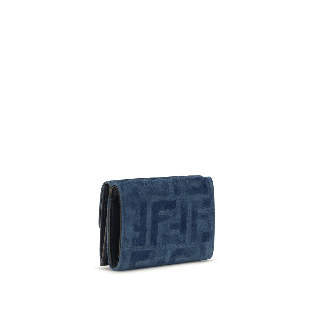 Fendi | Blue Cotton Wallet