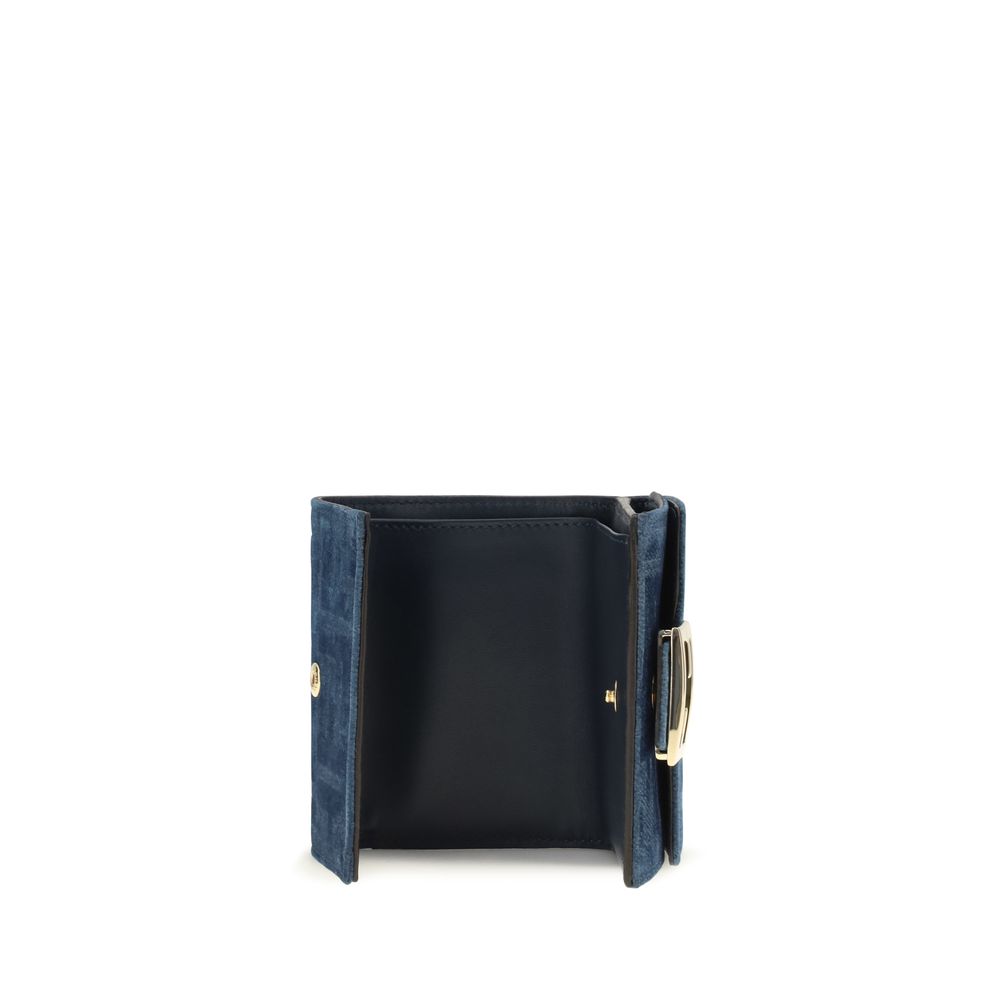 Fendi | Blue Cotton Wallet